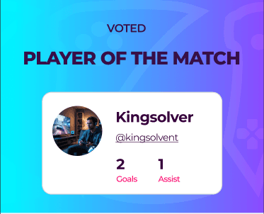 Player of the match award